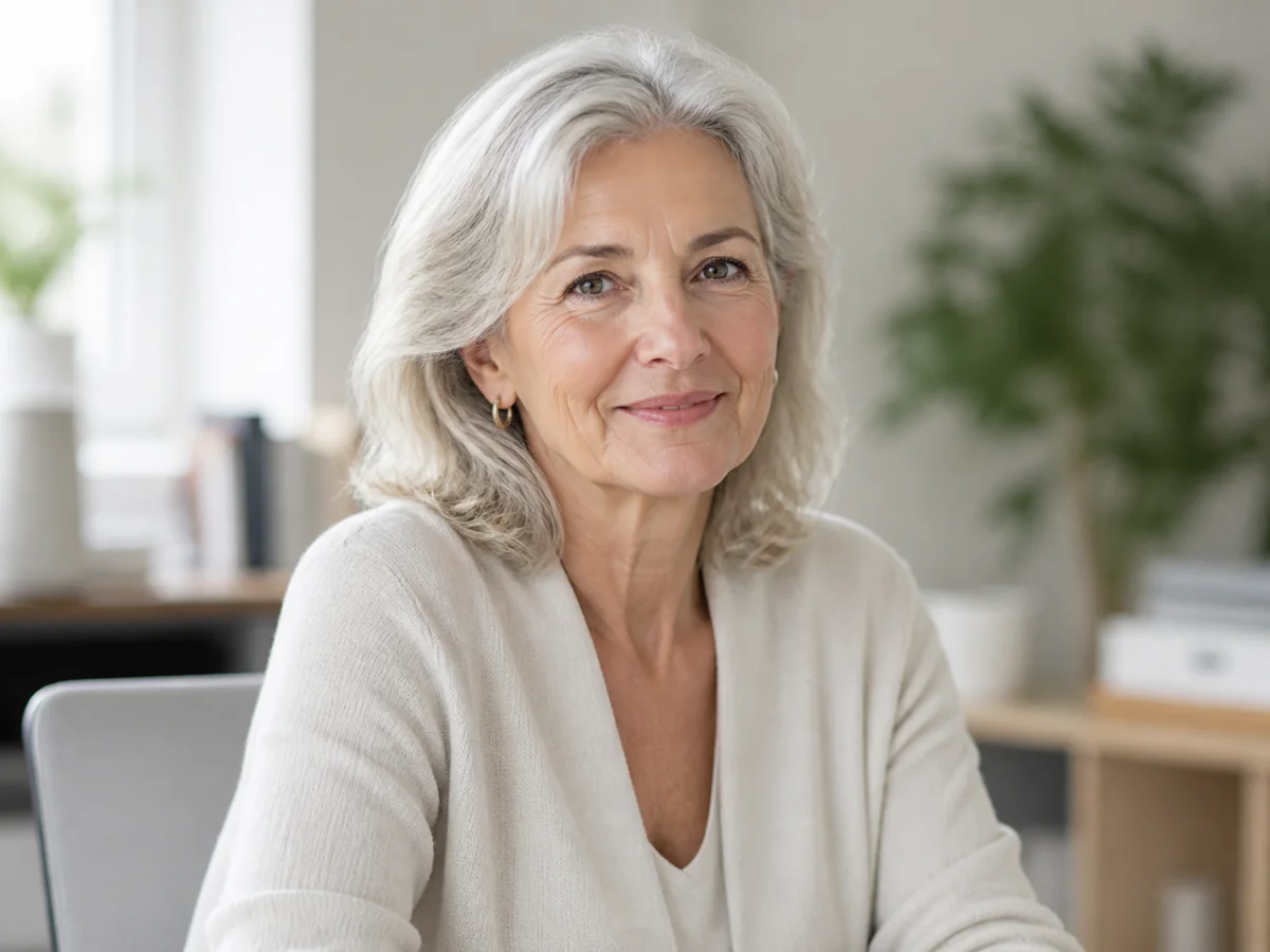 Personne senior consultant un comparatif de mutuelles santé